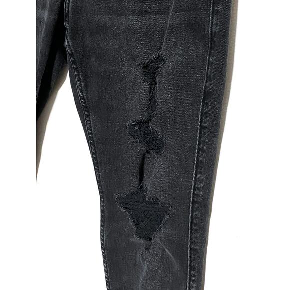 Hollister Skinny Advanced Stretch Jeans Women 26x30 Distressed Whimsigoth Grunge - Picture 3 of 10